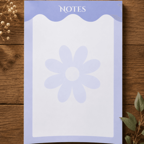 Purple A5 Notepad