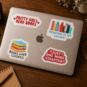 Cozy Chapter Stickers for Readers