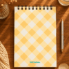 Yellow Gingham A6 Notebook Yellow Gingham A6 Notebook