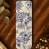 Blue Floral Bookmark Front Blue Floral Bookmark