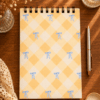 Yellow Gingham A6 Notebook Yellow Gingham A6 Notebook