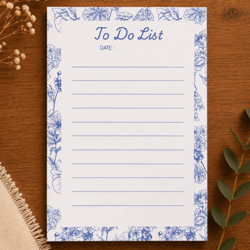 Blue Bloom To Do List