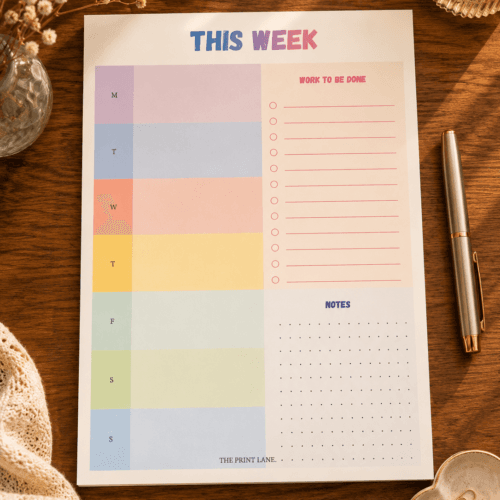 Rainbow Weekly Planner