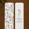 Lavender Floral Bookmark