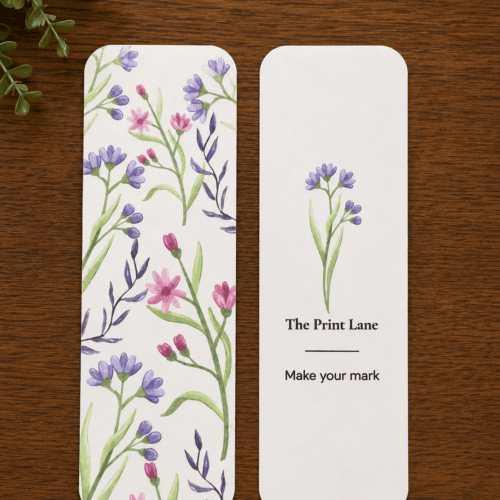 Lavender Floral Bookmark