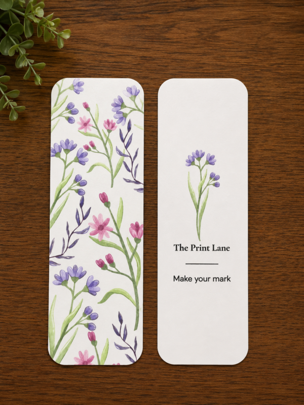 Lavender Floral Bookmark