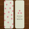 Green Gingham Bookmark
