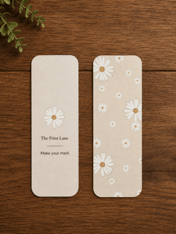 Peach Floral Bookmark